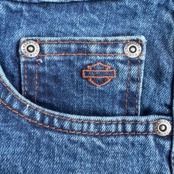 HARLEY-DAVIDSON Ladies' 10 Petite Boot Cut Jeans - Picture 7 of 12